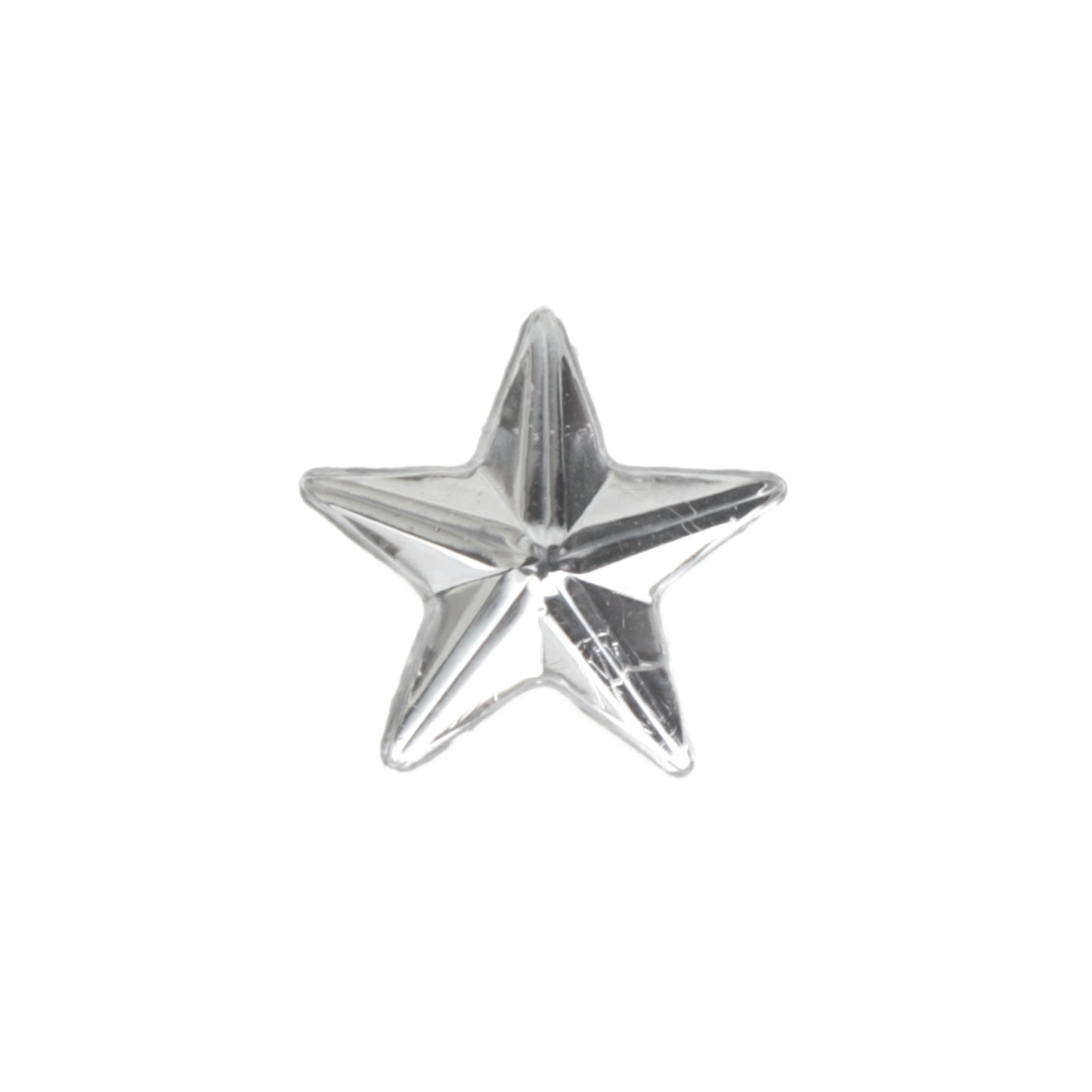 harz cabochon crystal facettiertes stern 15mm | 5st