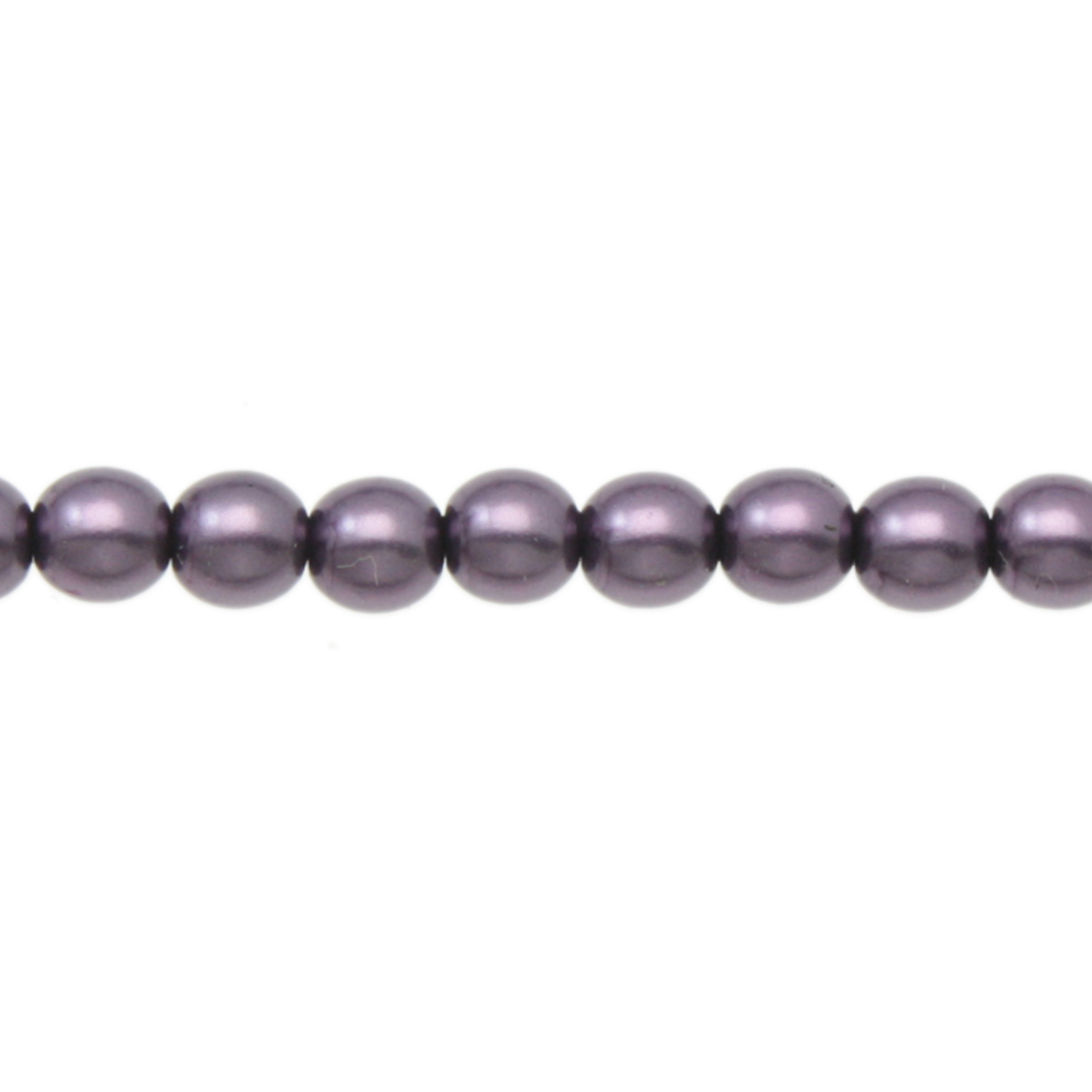czech glass pearl beads - eggplant round 4mm | 100pc