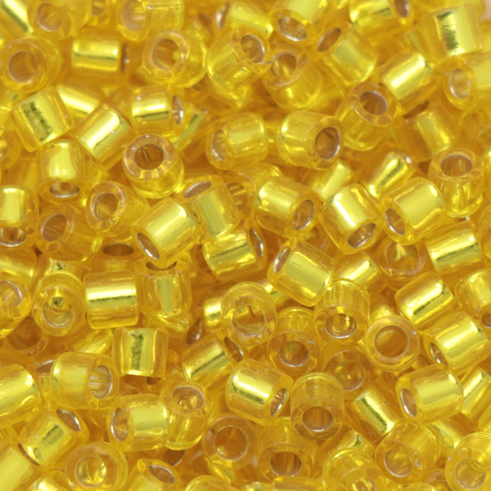 miyuki delica 8/0 - silver-lined yellow | 8gr