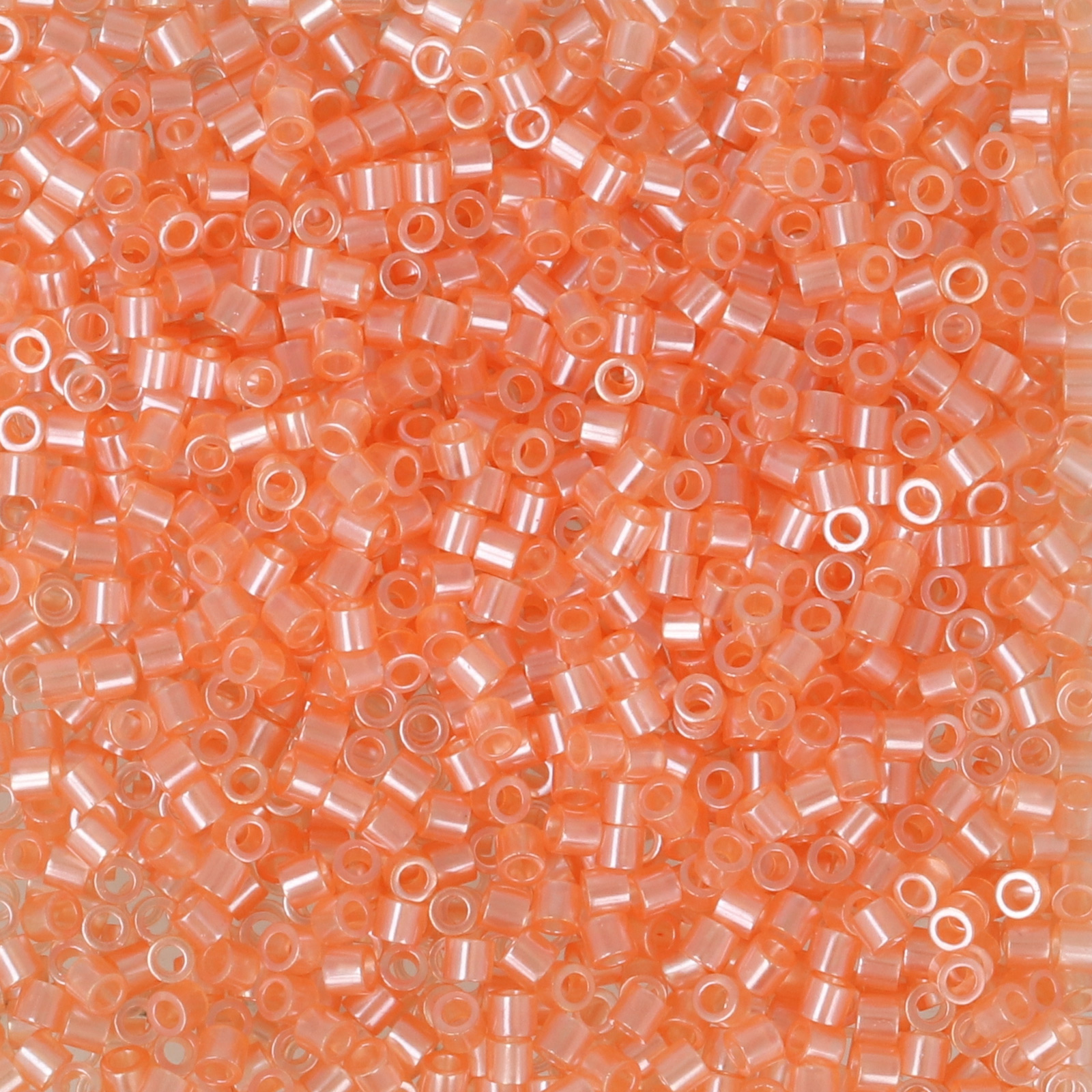 miyuki delica 15/0 - transparent coral luster | 5gr