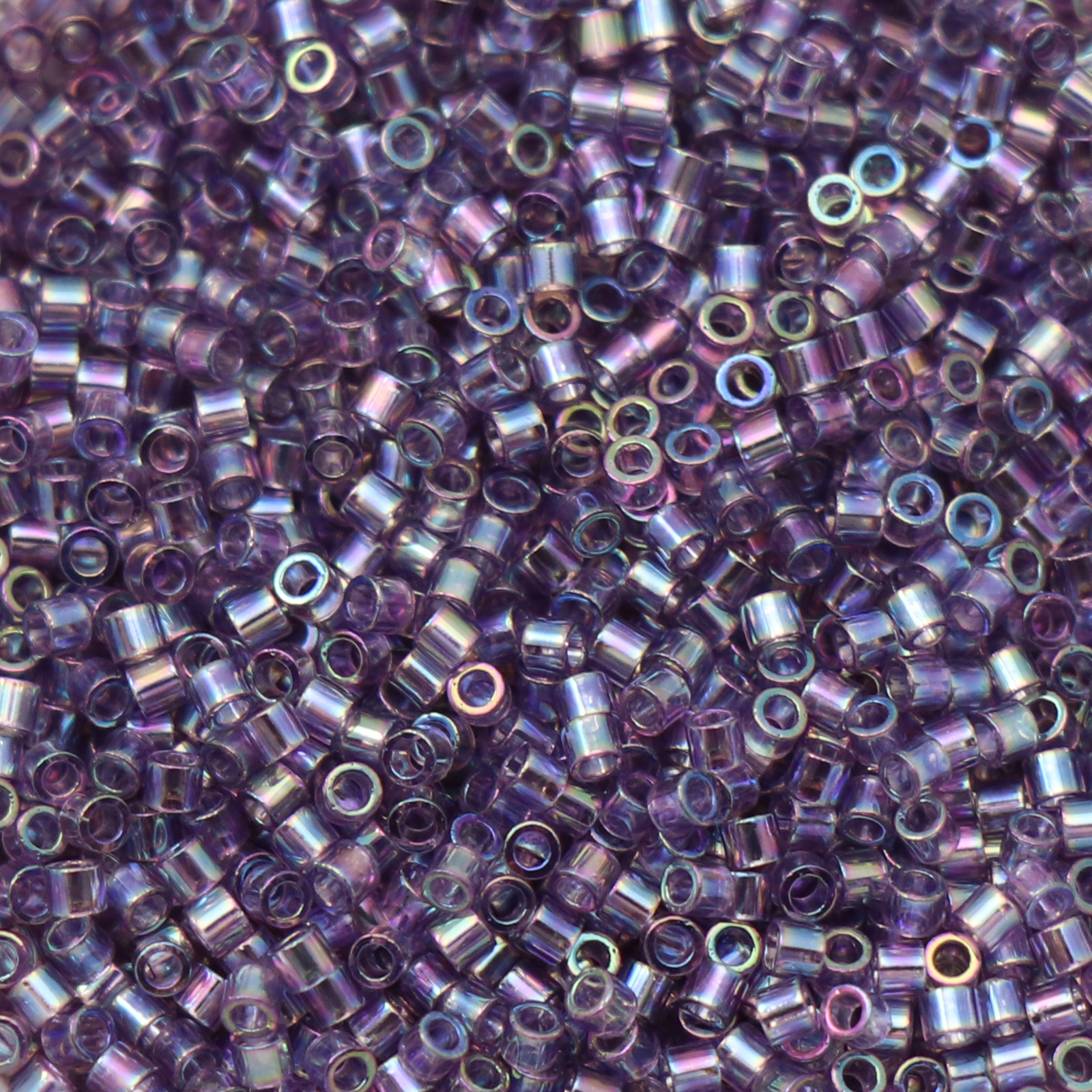 miyuki delica 15/0 - transparent light amethyst ab | 5gr