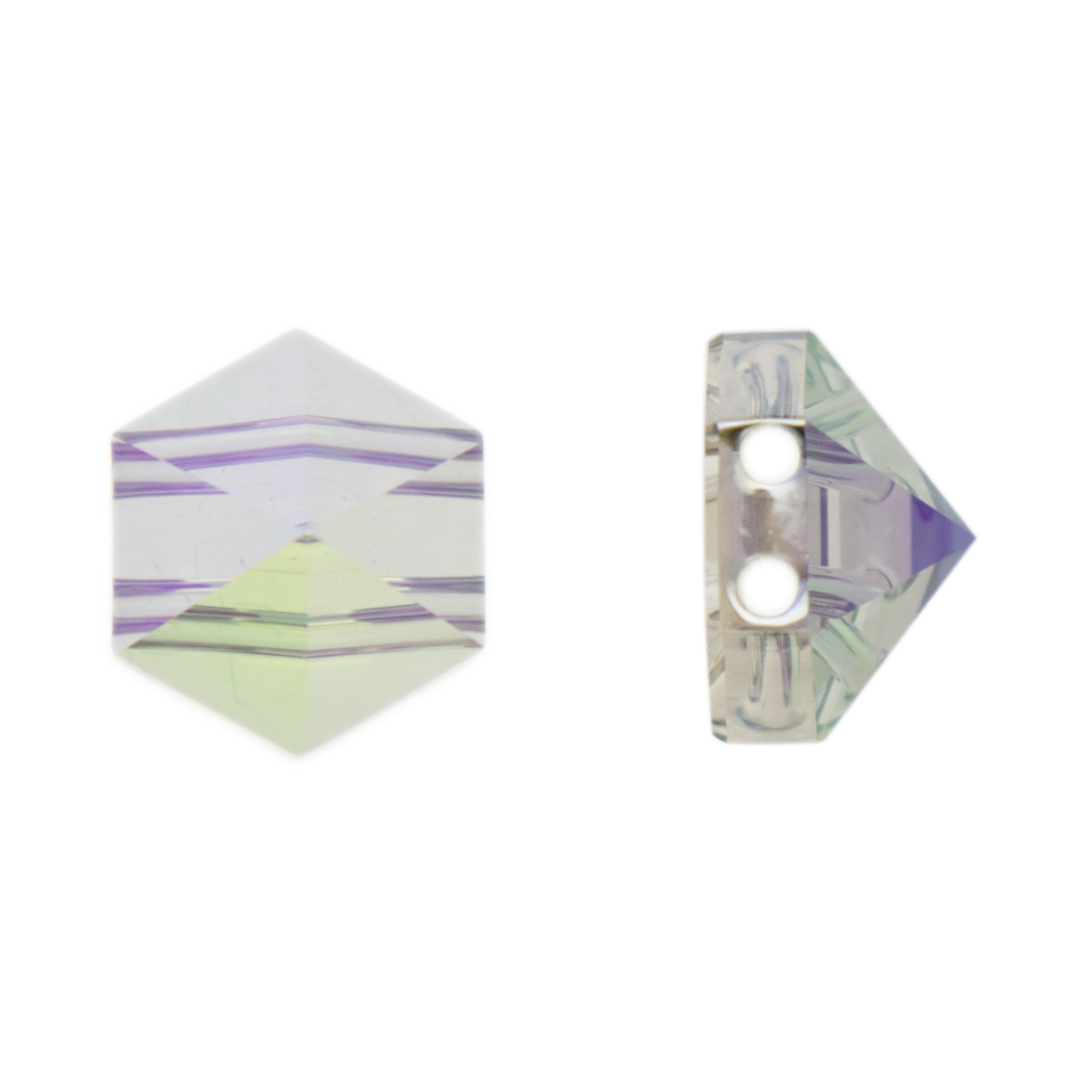 hexagon spike (5060) crystal paradise shine 7,5mm | 2pc