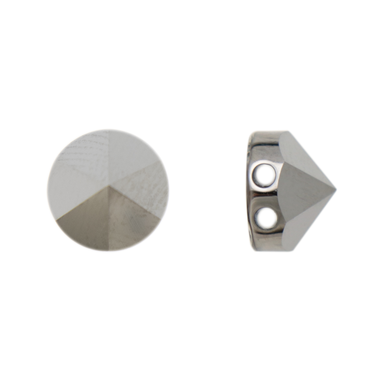 round spike (5062) crystal metallic light chrome 7,5mm | 2pc