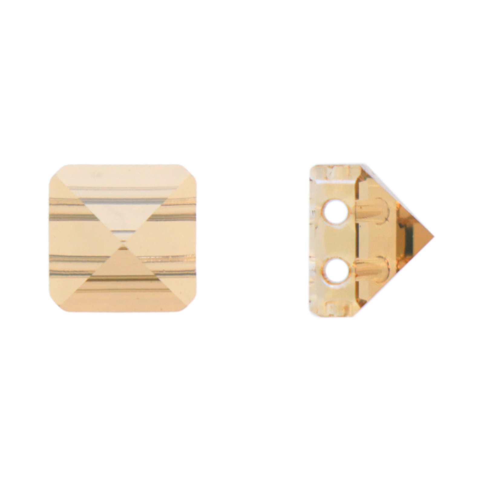 square spike (5061) crystal golden shadow 7,5mm | 2pc