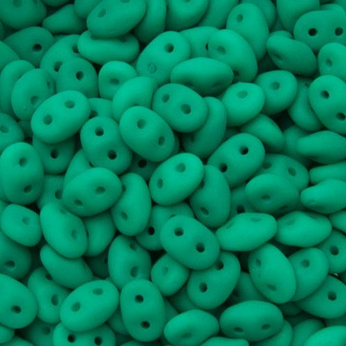 superduo seed beads 5x2,5mm - neon emerald | 10gr