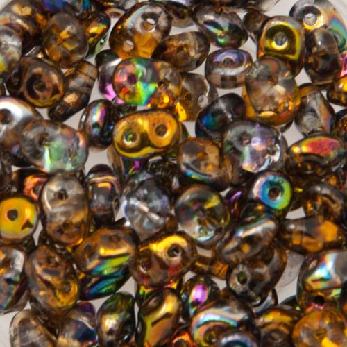 superduo perlen 5x2,5mm magic line topaz | 10gr