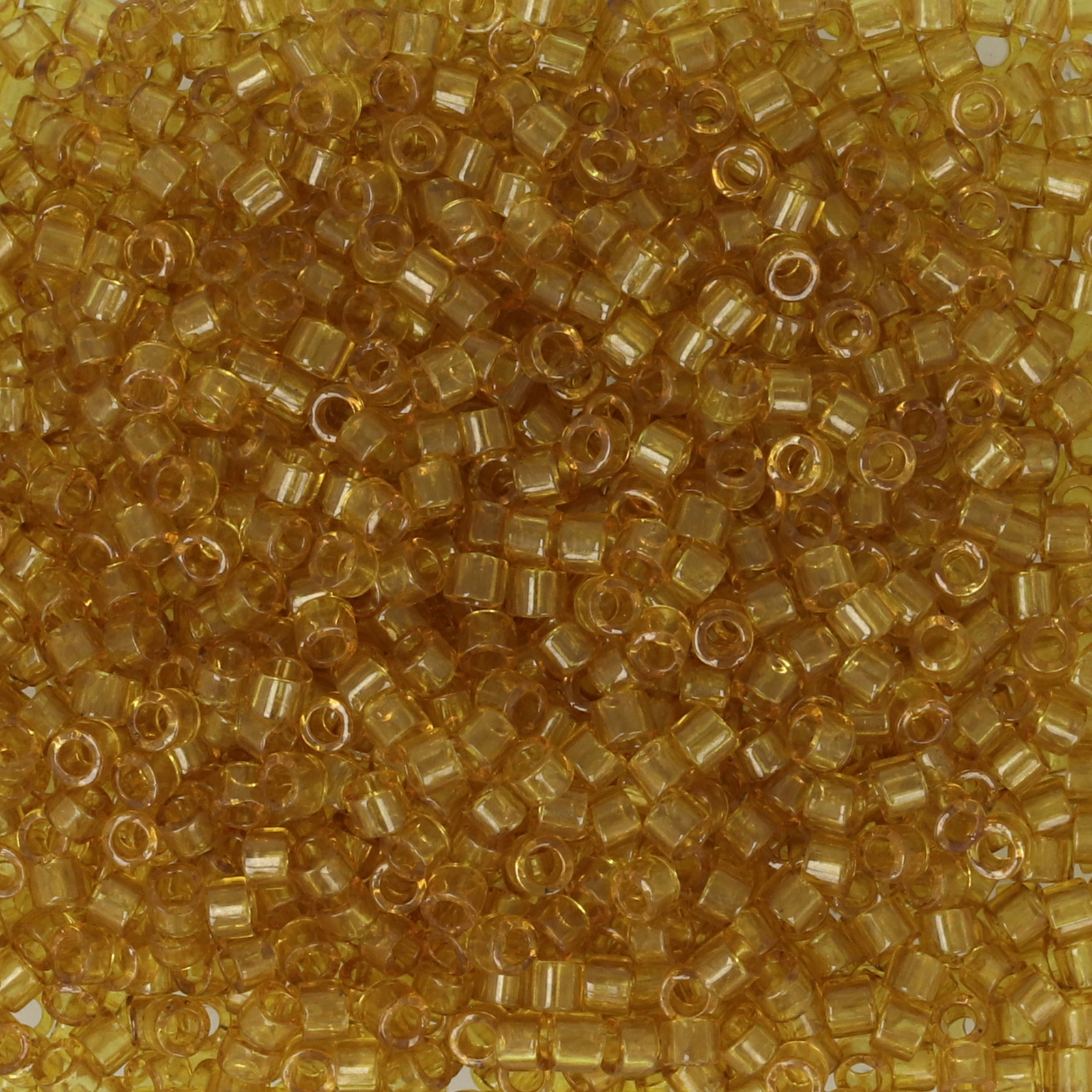 miyuki delica 11/0 - transparent saffron luster | 8gr