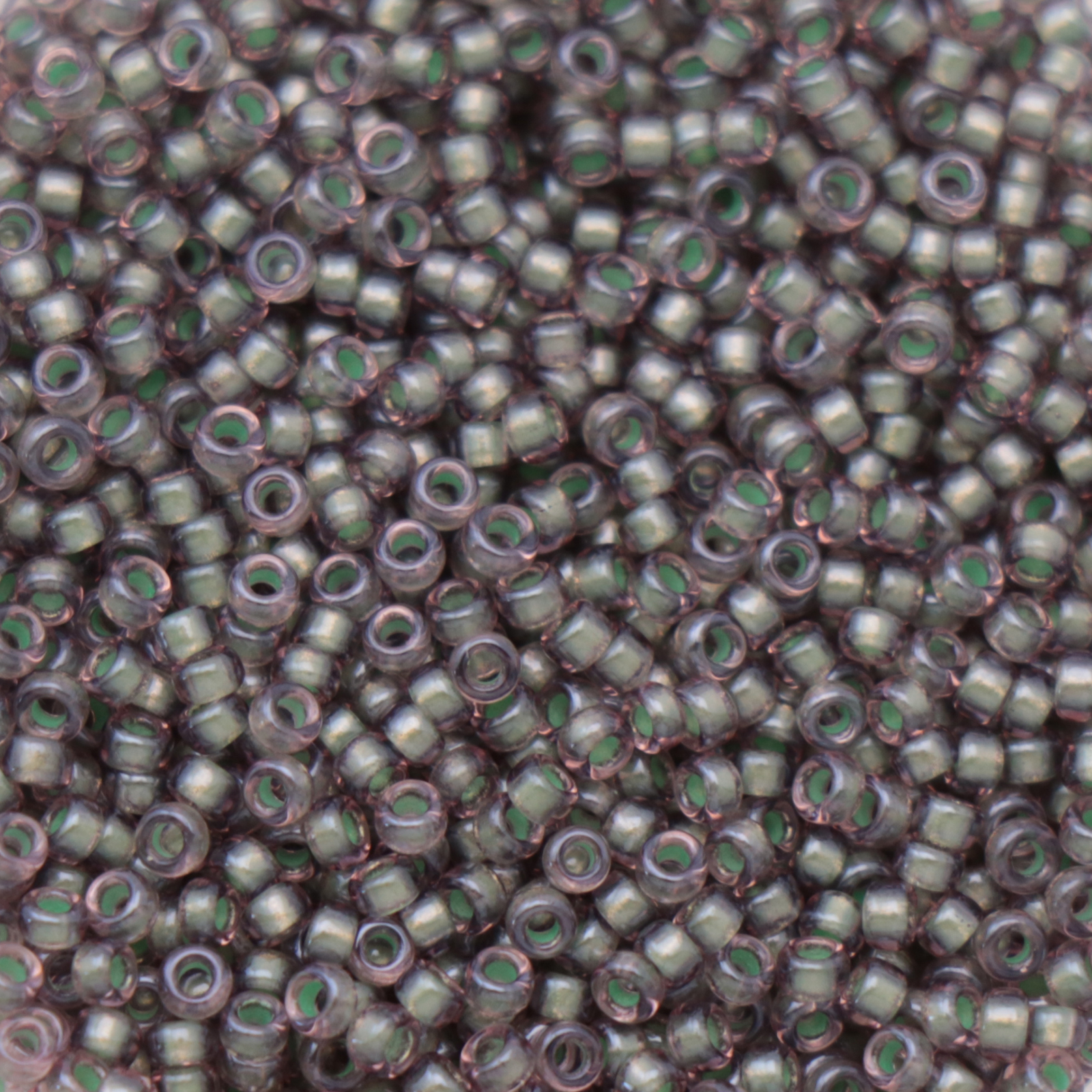 miyuki rocailles 15/0 - colorr-lined white/raspberry (3814) | 10gr
