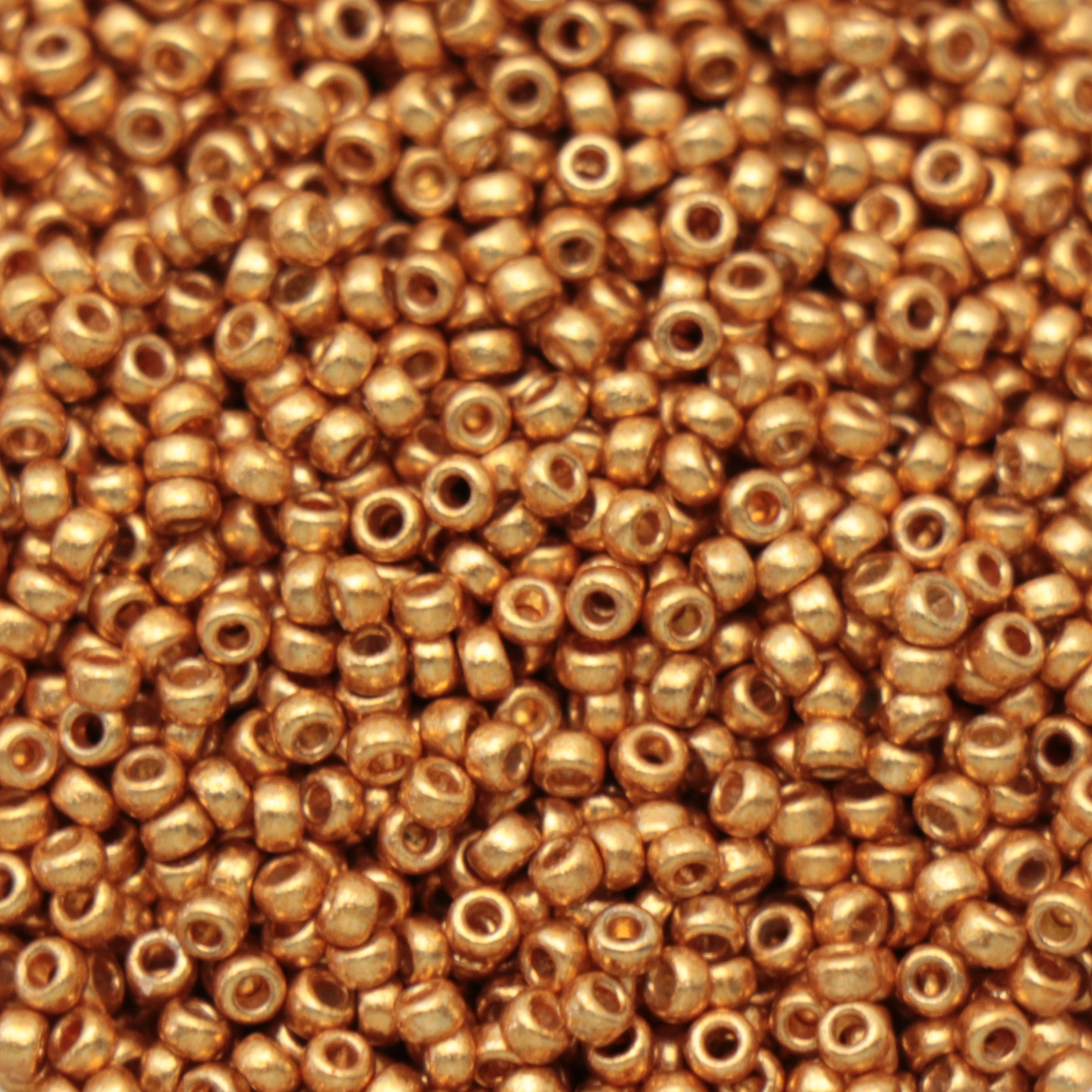 miyuki rocailles 15/0 - duracoat galvanized yellow gold (4203) | 10gr