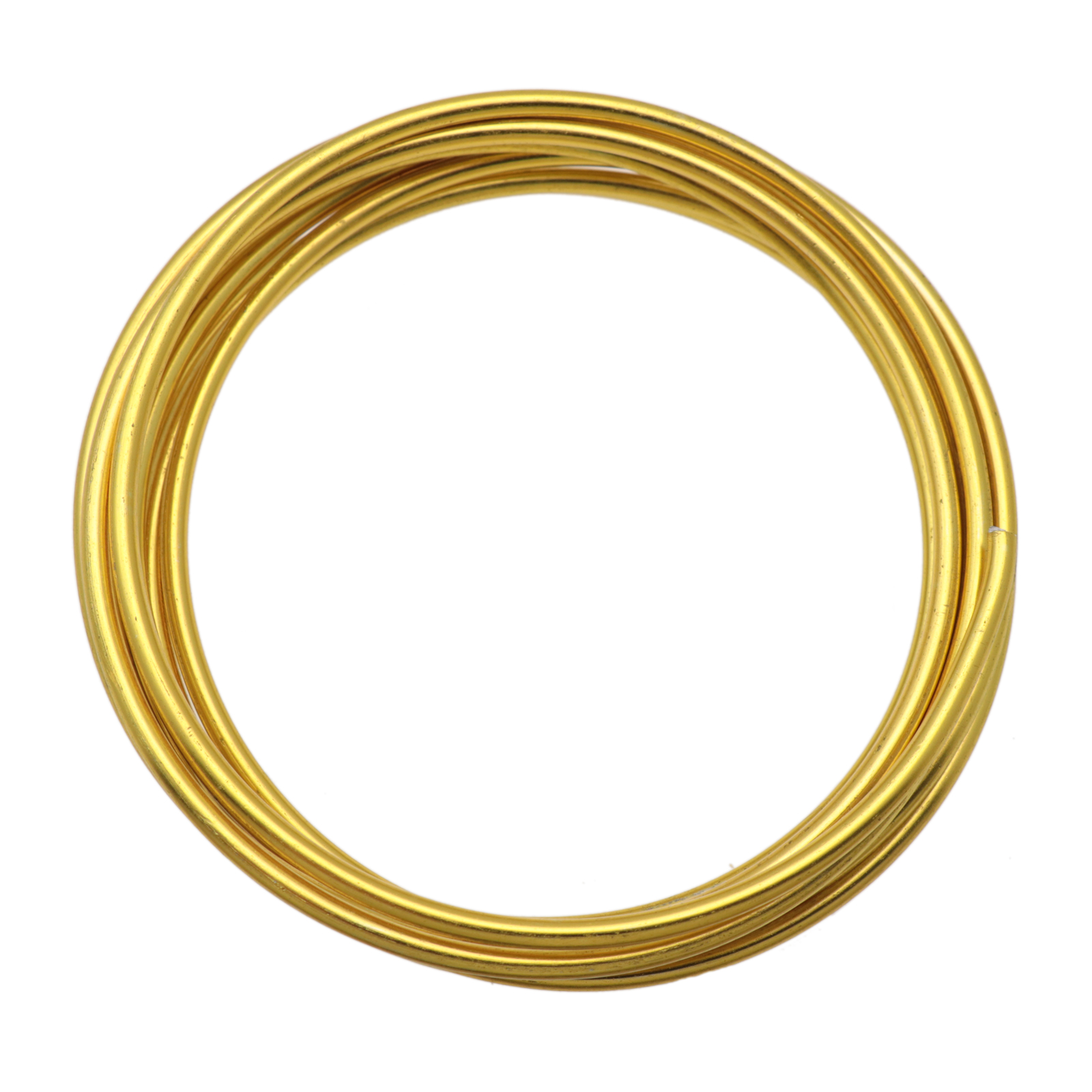 gold aluminum wire - diameter 4mm - 2,5mt spool aprox | 100gr