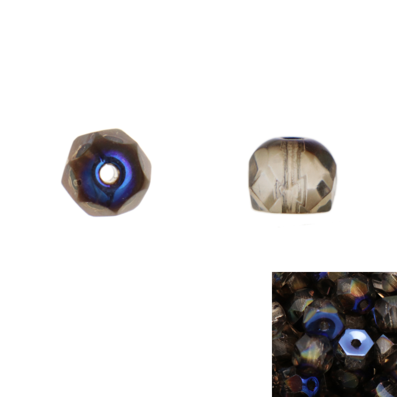 hill glasperlen crystal azuro full 6mm | 40st