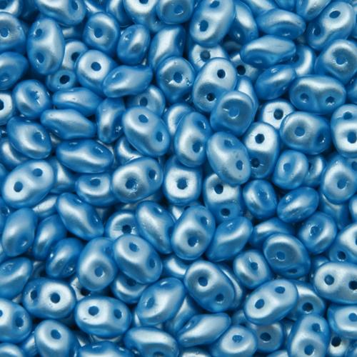 superduo seed beads 5x2,5mm pastel turquoise | 10gr