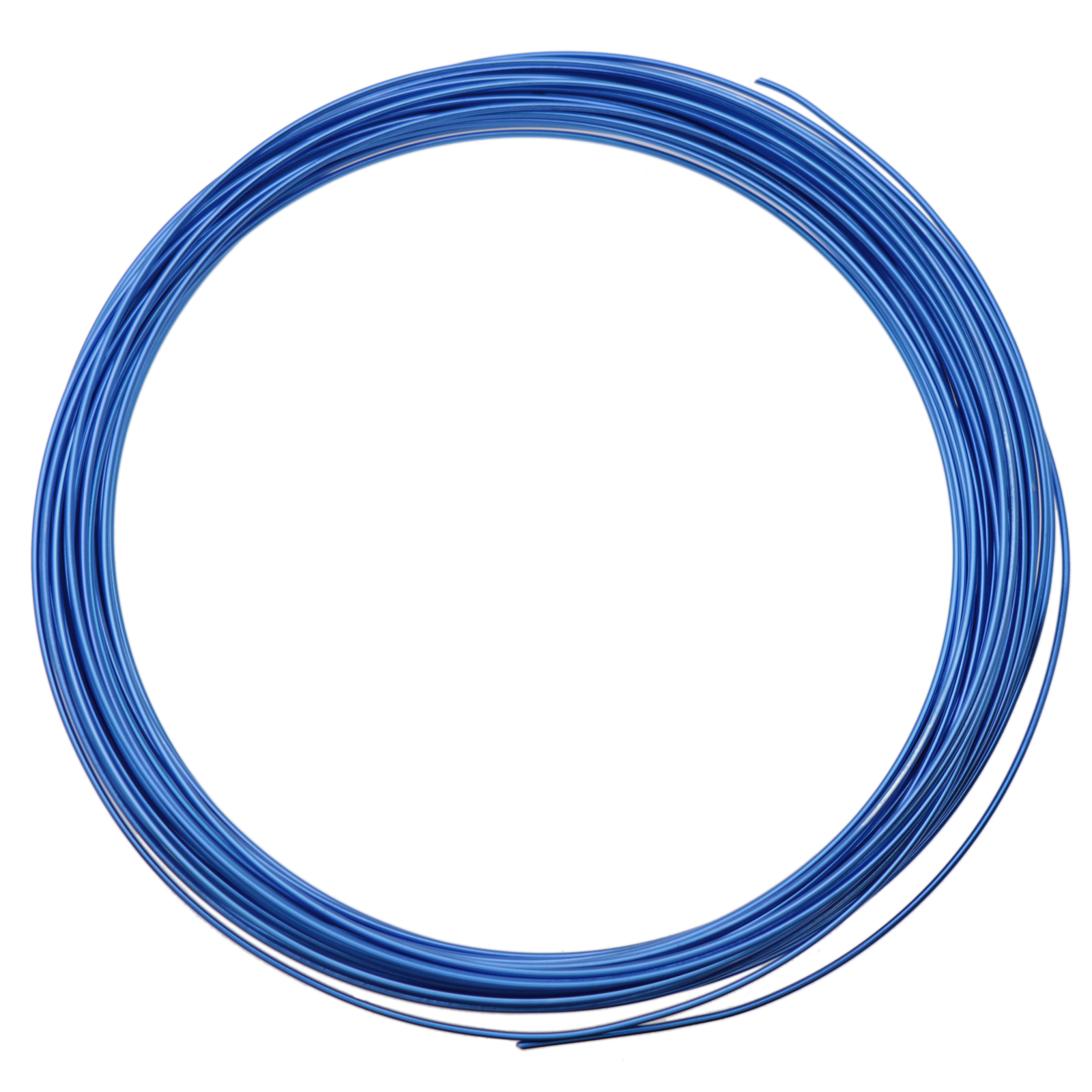blue aluminum wire - diameter 1mm - 12mt spool | 1pc