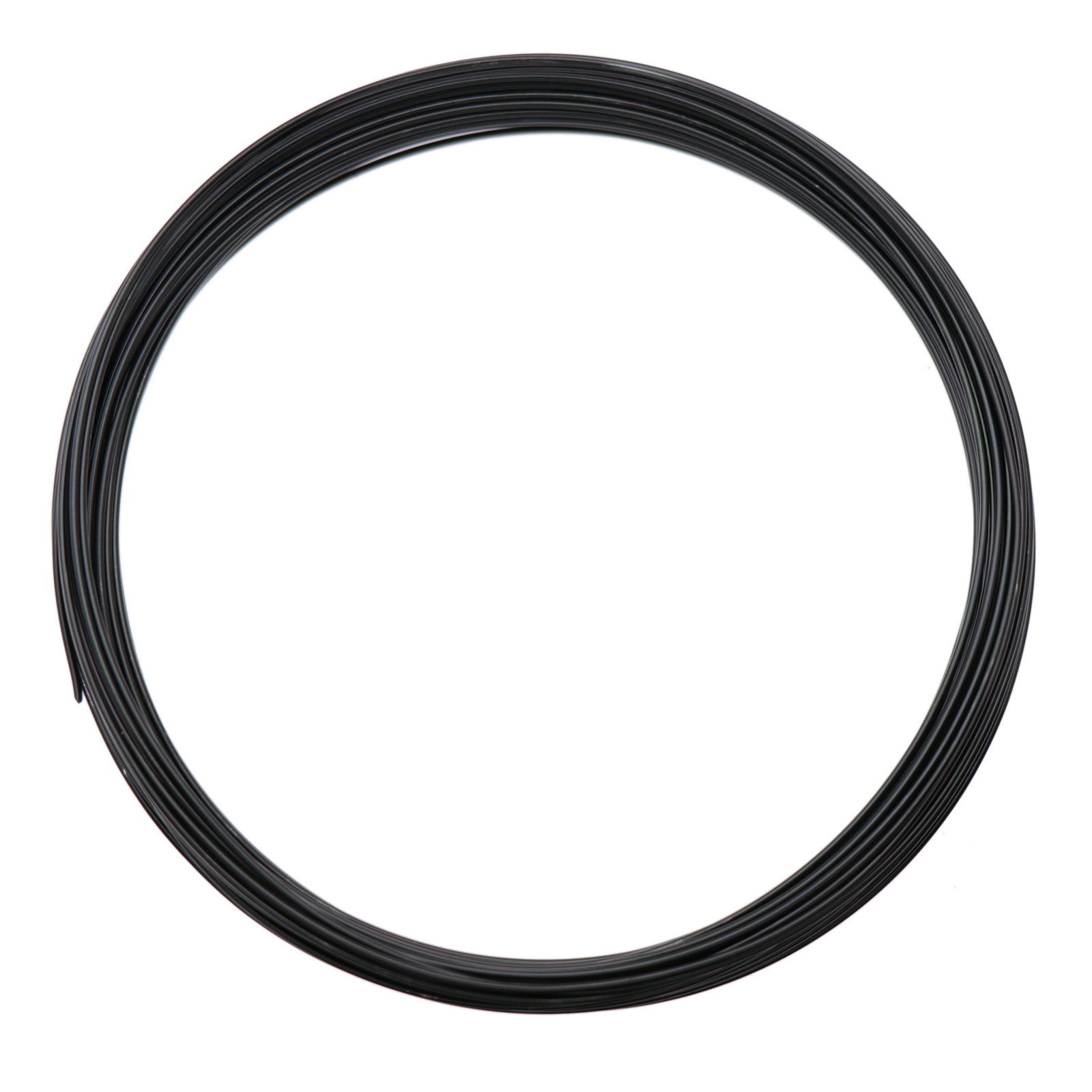black aluminum wire - diameter 1mm - 12mt spool | 1pc