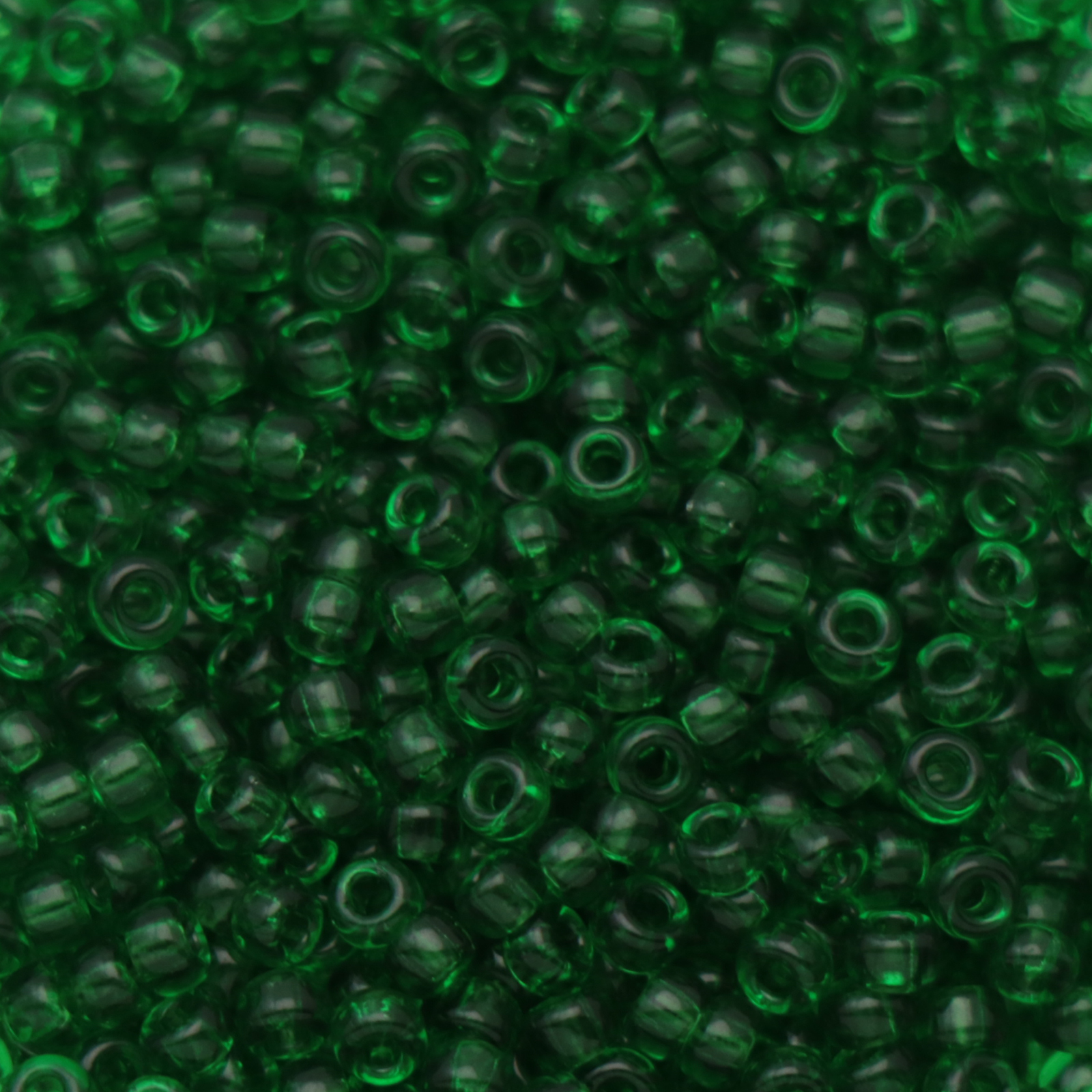 miyuki rocailles 11/0 - transparent green (146) | 10gr