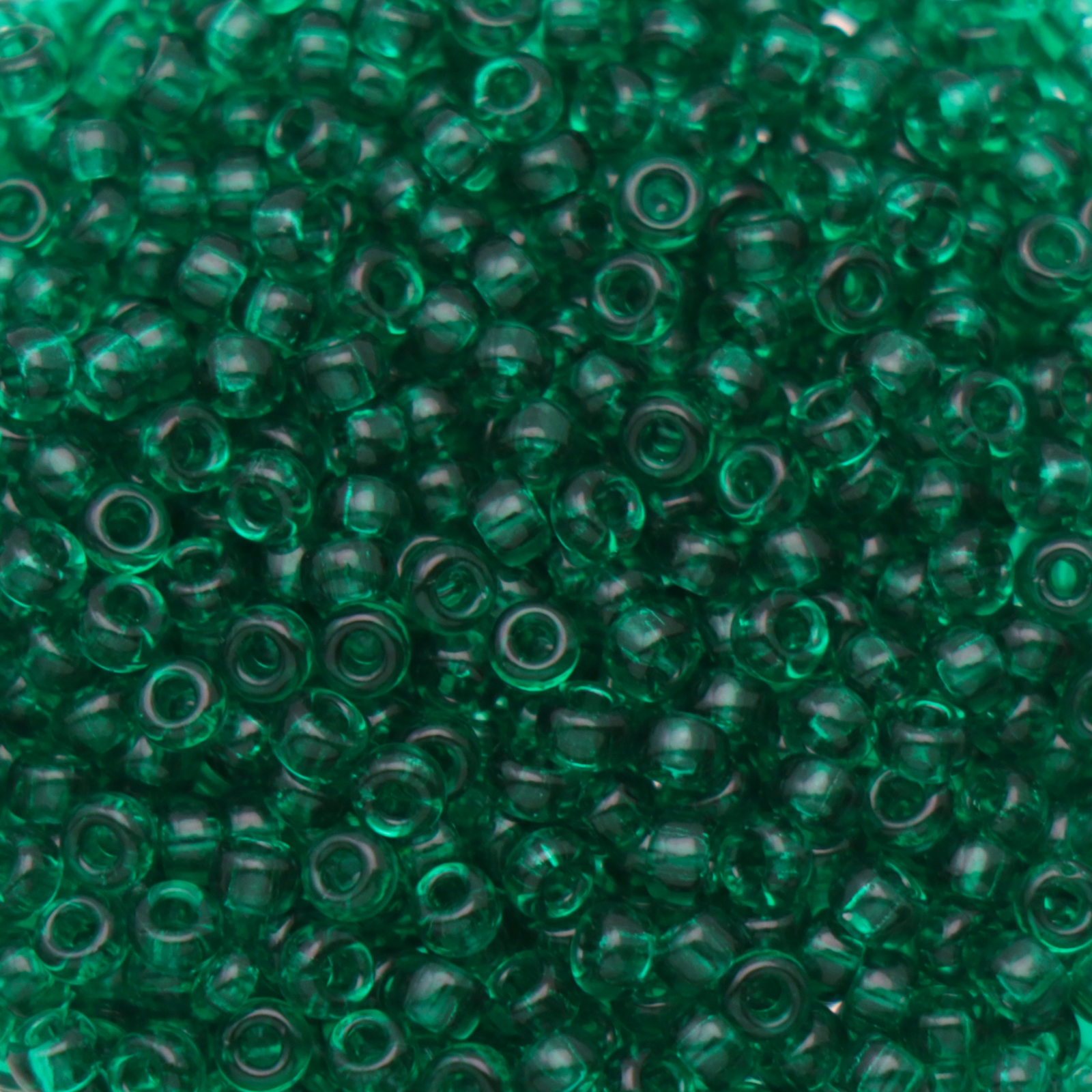 miyuki rocailles 11/0 - transparent emerald (147) | 10gr