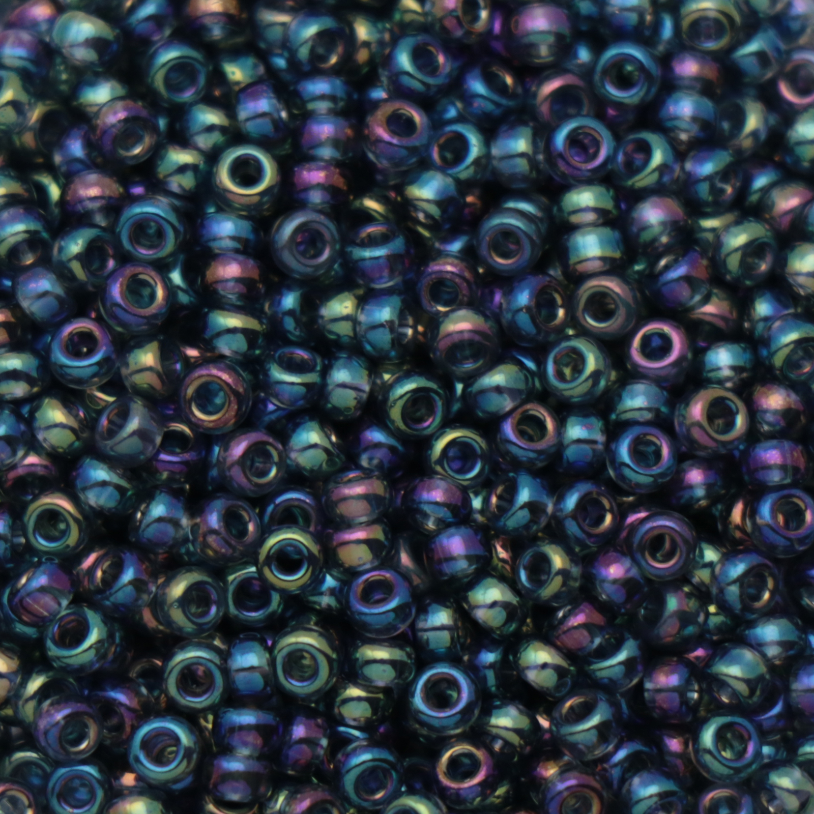 miyuki rocailles 11/0 - metallic iris teal (2459) | 10gr