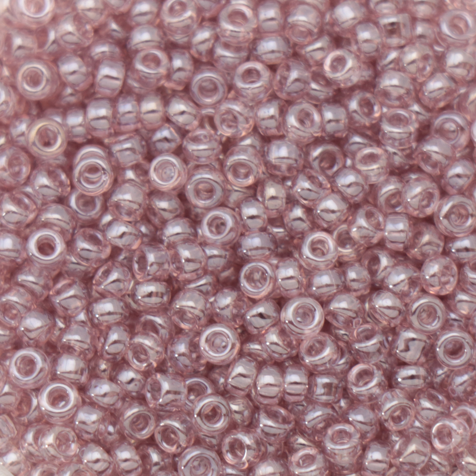 miyuki rocailles 11/0 - transparent luster smoky amethyst (168) | 10gr