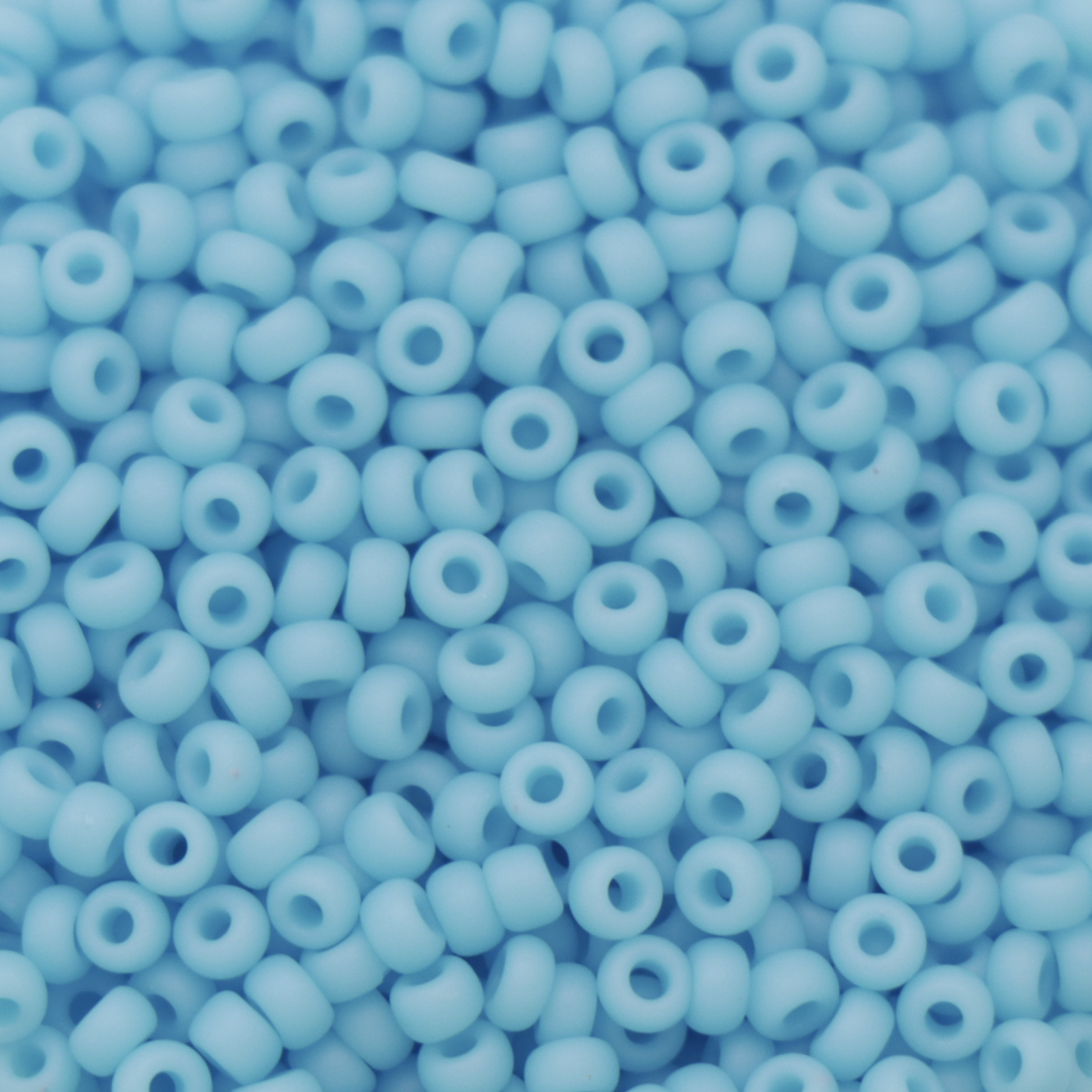 miyuki rocailles 11/0 - matte opaque blue turquoise (413f) | 10gr
