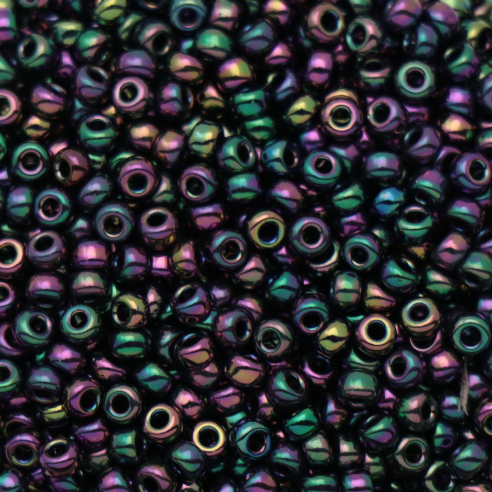 miyuki rocailles 11/0 - metallic iris dark variegated (455d) | 10gr