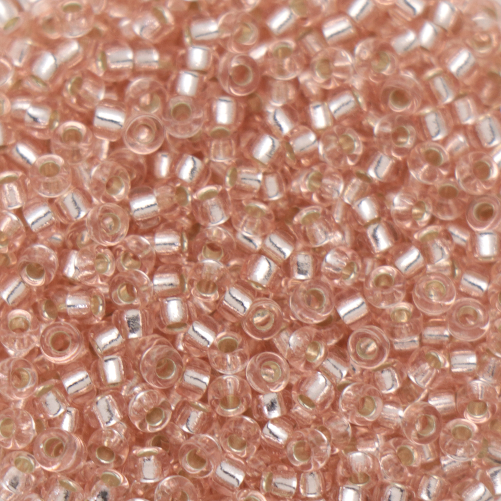 miyuki rocailles 11/0 - silver-lined light blush (23) | 10gr