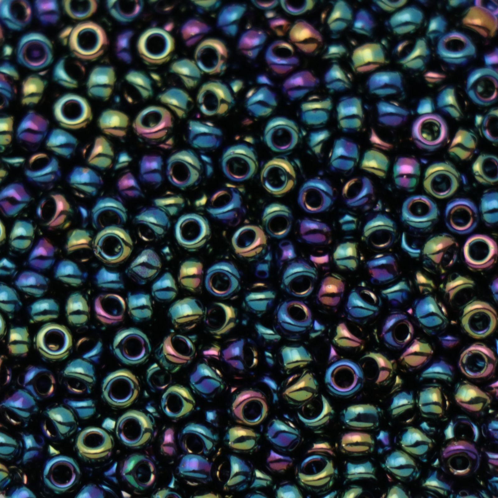 miyuki rocailles 11/0 - metallic iris emerald (1952) | 10gr
