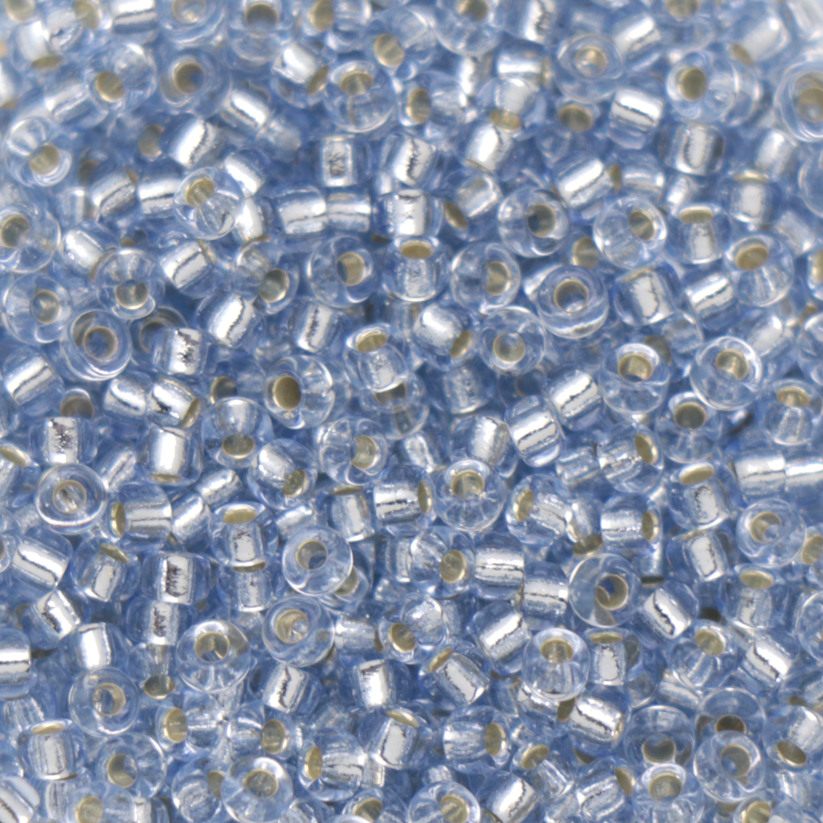 miyuki rocailles 11/0 - silver-lined light sapphire (2430) | 10gr