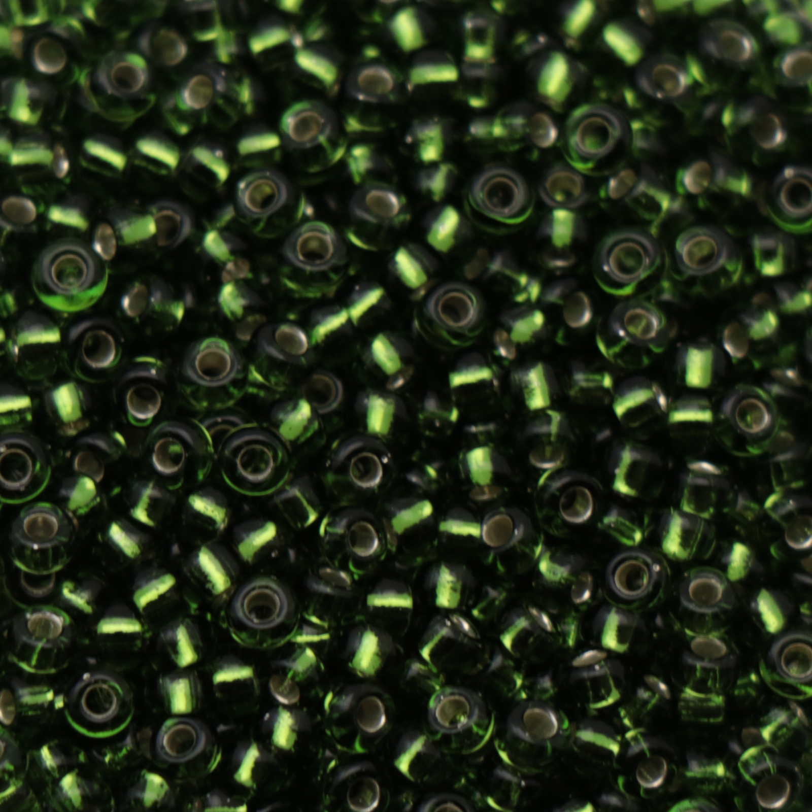 miyuki rocailles 11/0 - silver-lined olivine (26) | 10gr