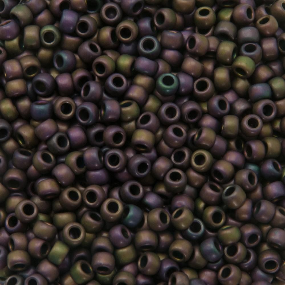 saatperlen toho 8/0 frosted metallic iris purple (85f) | 10gr