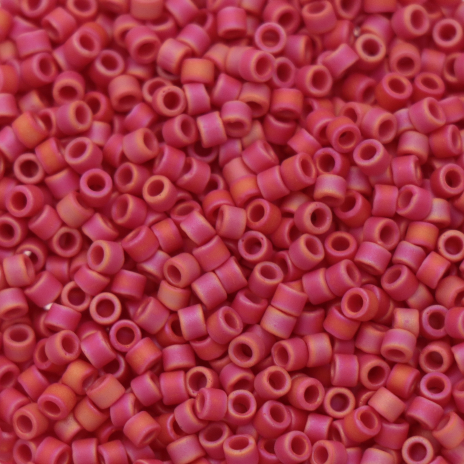 miyuki delica 11/0 - matte opaque red ab | 8gr