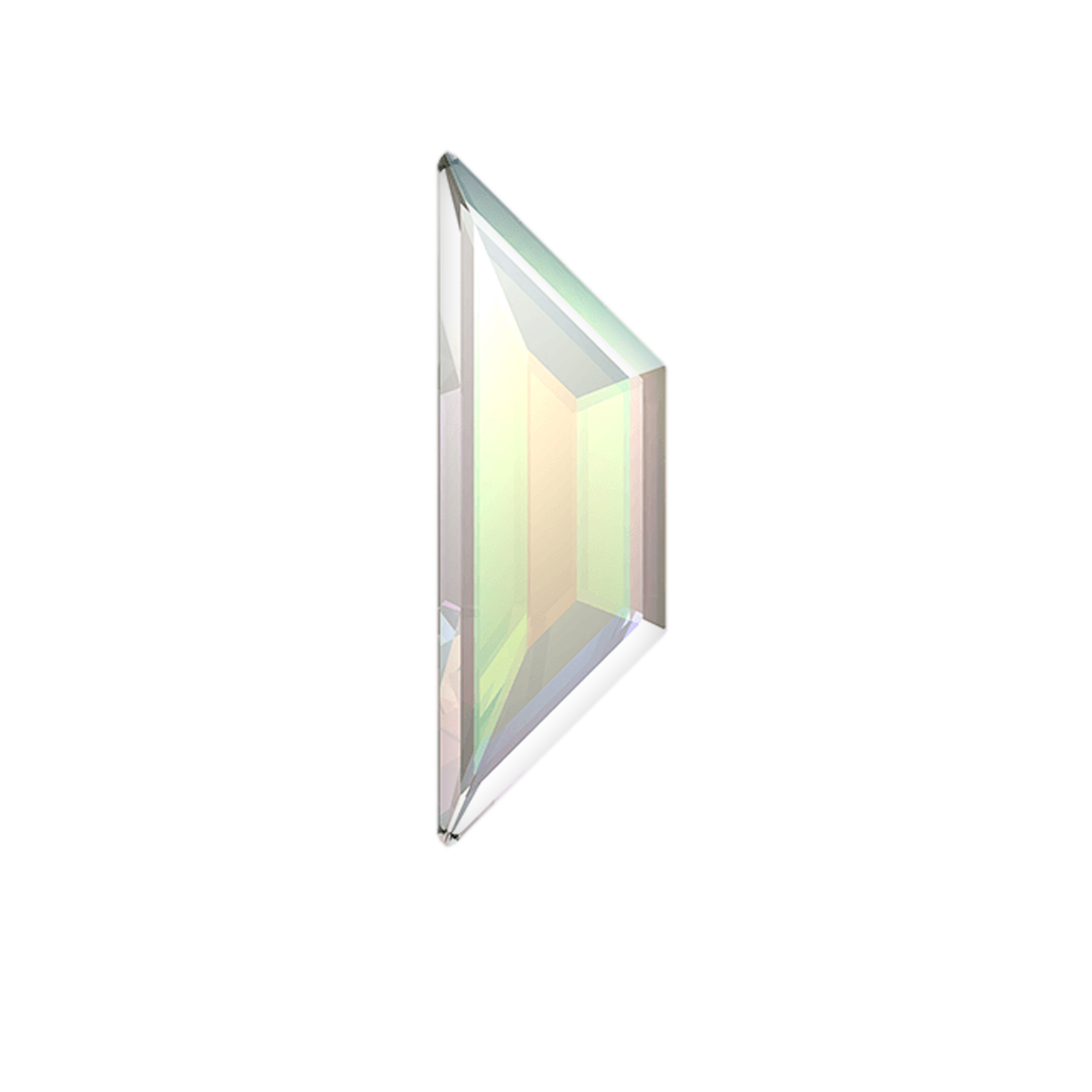 trapeze hotfix (2772) crystal ab 8,6x2,8mm | 6pc