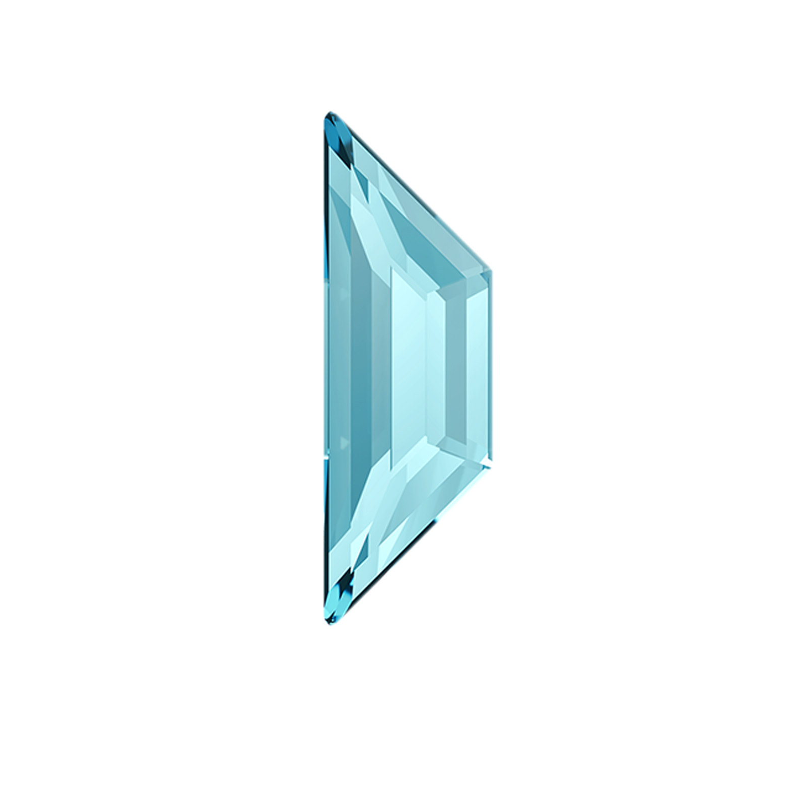 trapeze hotfix (2772) aquamarine 8,6x2,8mm | 6pc