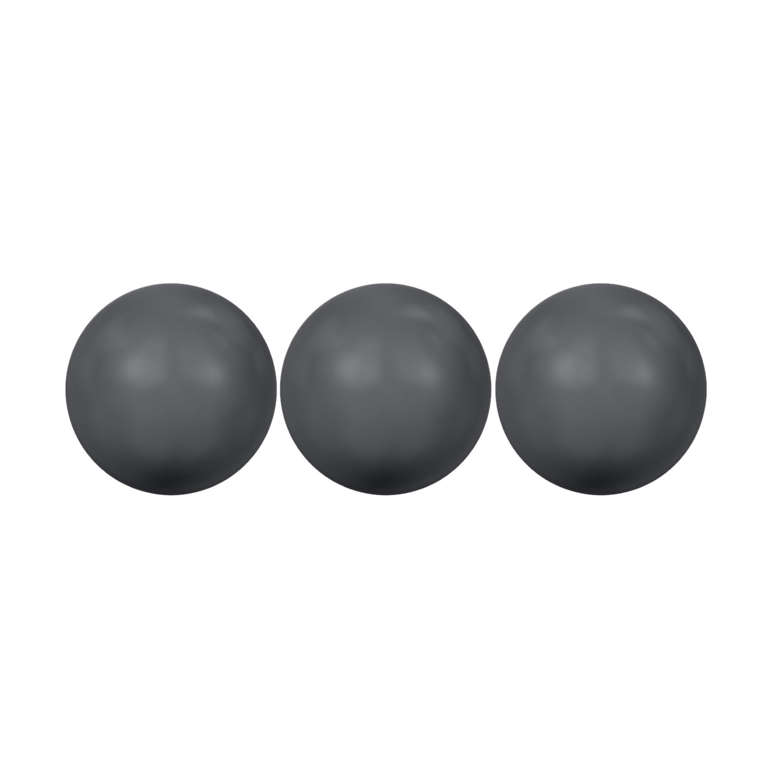 runde perlen (5810) dark grey 6mm | 20st