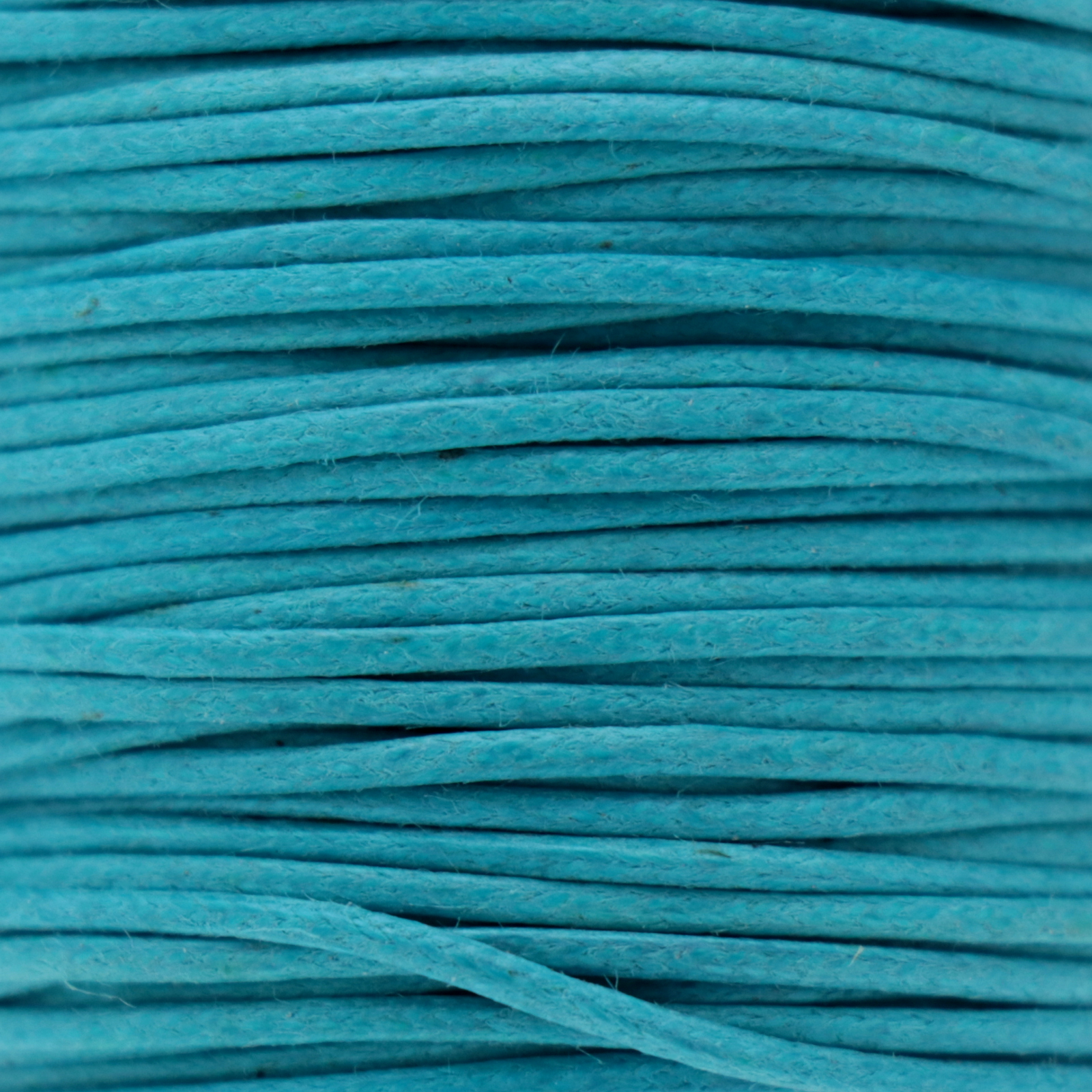tuquoise waxed cotton cord 1mm | 25mt