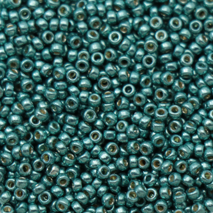 miyuki rocailles 15/0 - duracoat galvanized seafoam (4217) | 10gr