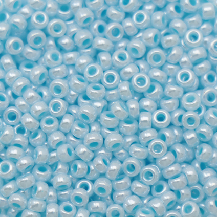 miyuki rocailles 11/0 - luster opaque baby blue (430) | 10gr