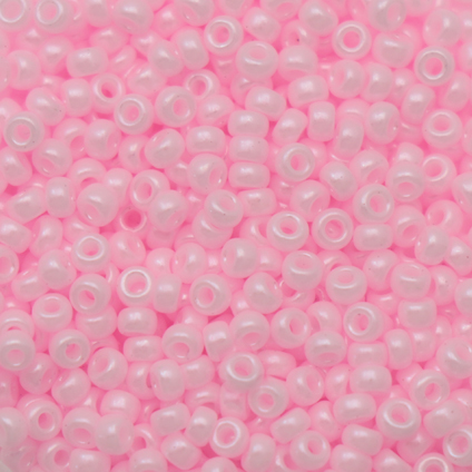 miyuki rocailles 11/0 - luster opaque baby pink (428) | 10gr
