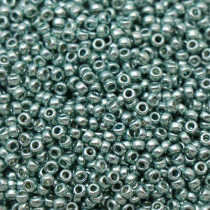 miyuki rocailles 15/0 - duracoat galvanized dark seafoam (4216) | 10gr