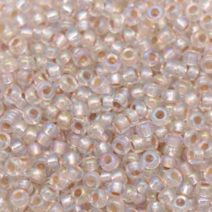 miyuki rocailles 11/0 - silver-lined crystal ab (1001) | 10gr