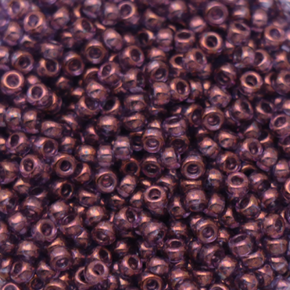 miyuki rocailles 11/0 - transparent amethyst gold luster (312) | 10gr