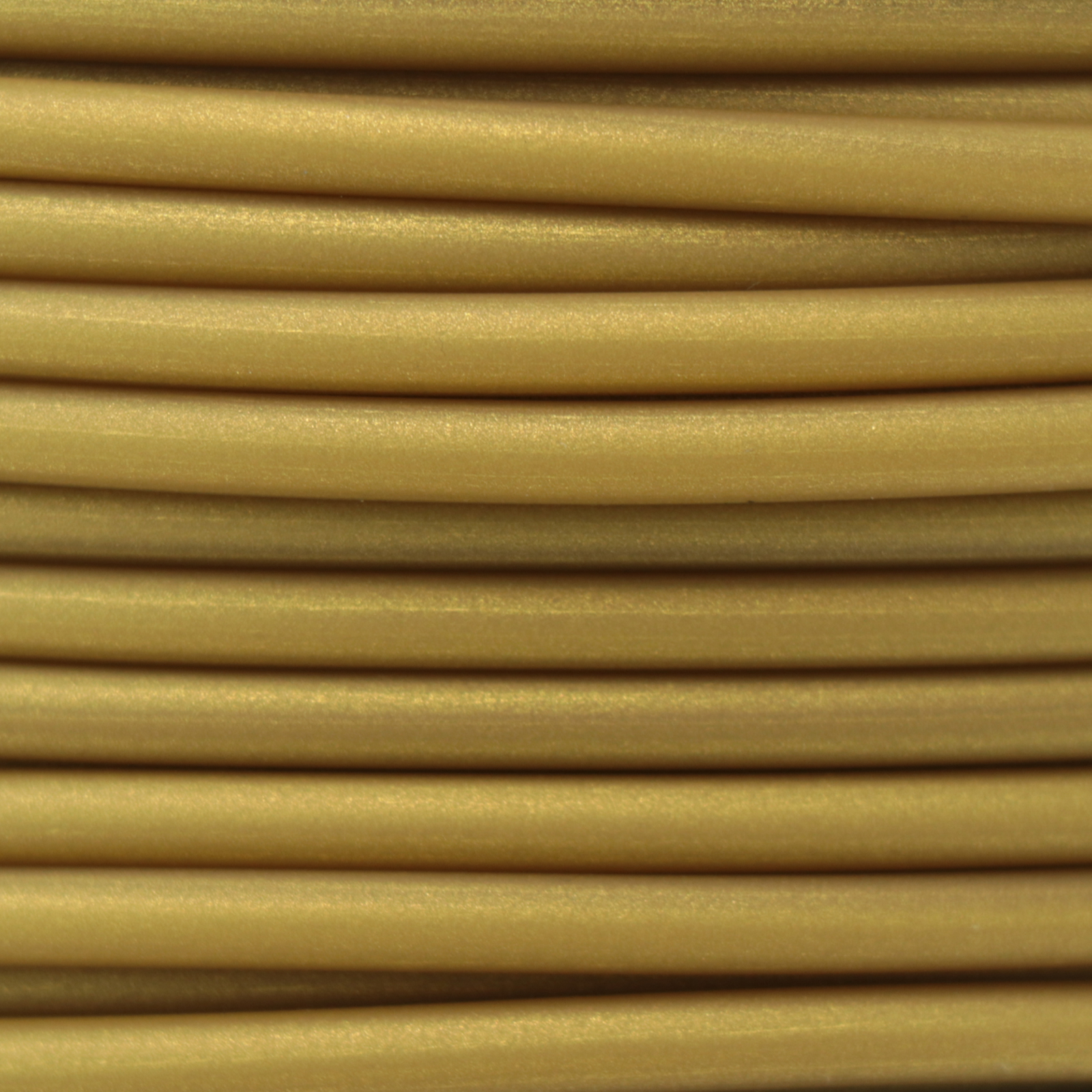 gold hollow rubber cord 4mm | 1mt