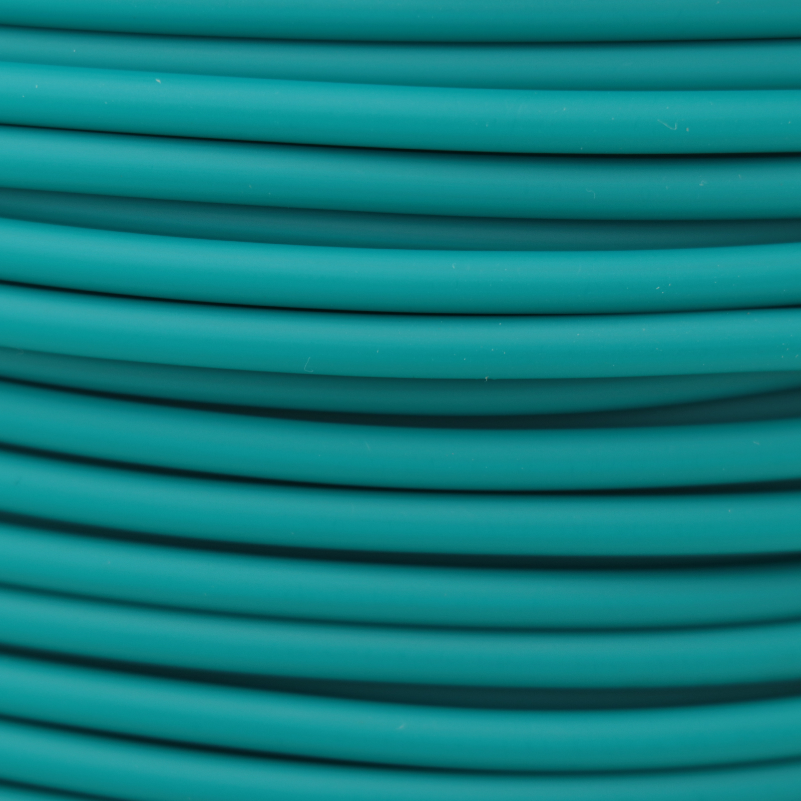 petrol blue hollow rubber cord 4mm | 1mt