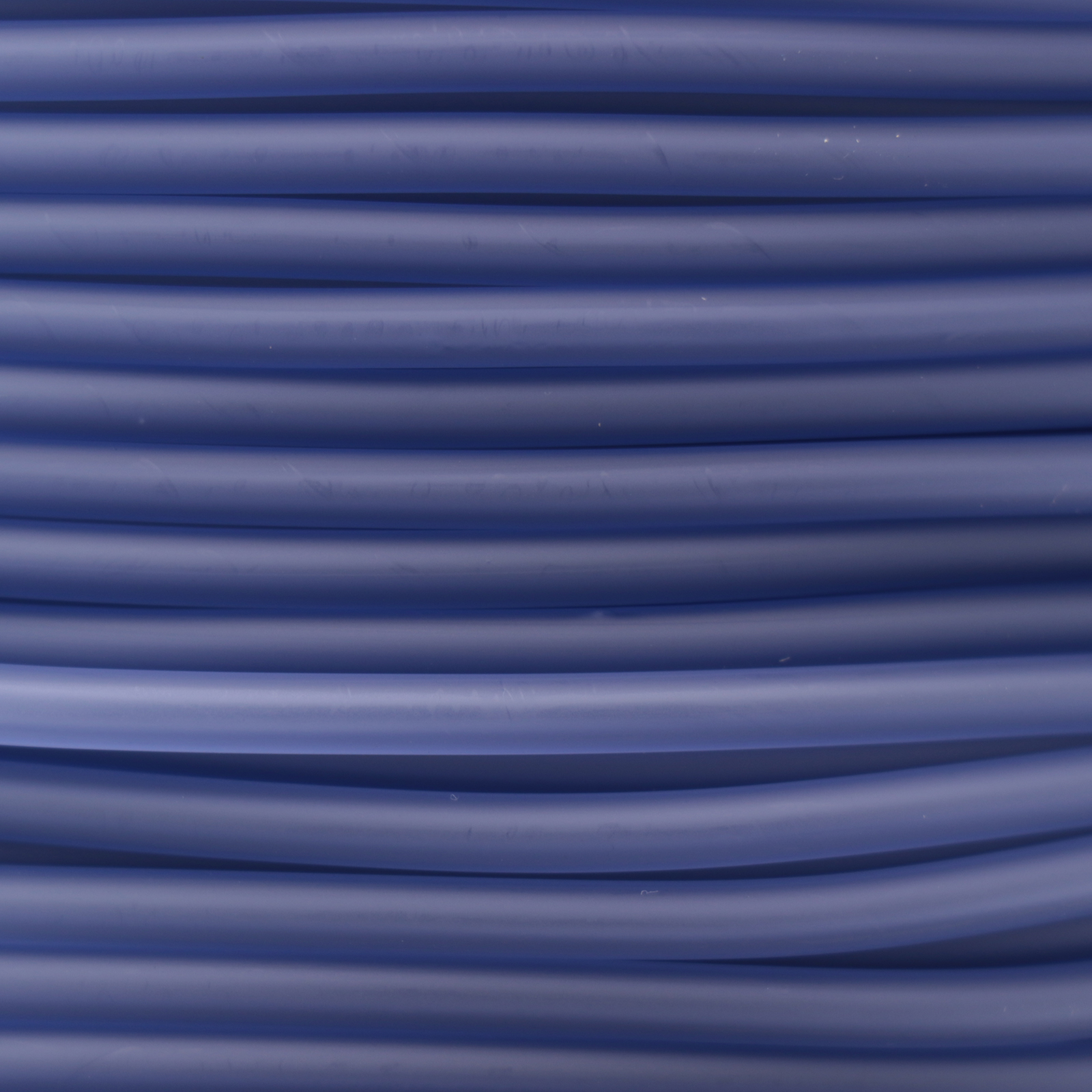 opal blue hollow rubber cord 4mm | 1mt