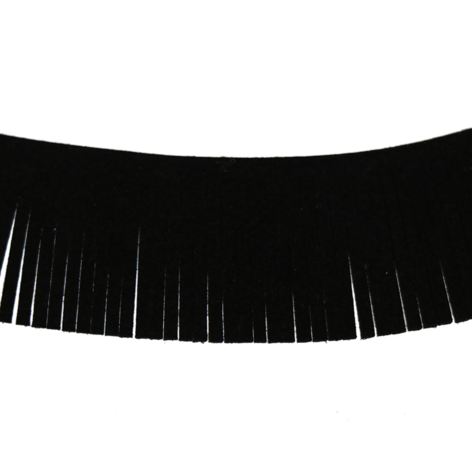 micro fiber suede trim - black 28mm - lenght 1,60mt aprox | 1pc