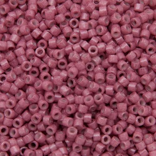 miyuki delica 11/0 - dyed opaque dark rose | 8gr
