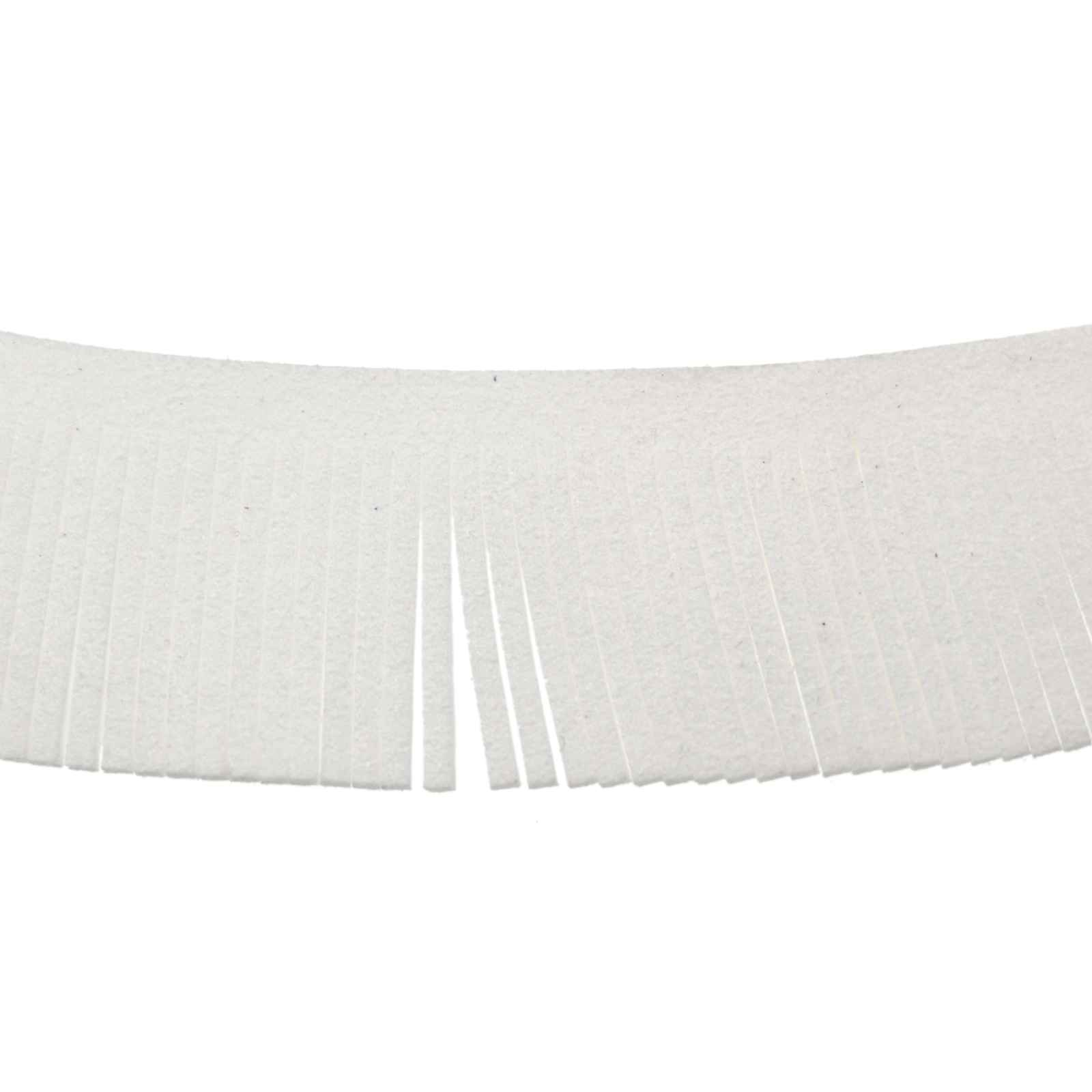 micro fiber suede trim - white 28mm - lenght 1,60mt aprox | 1pc