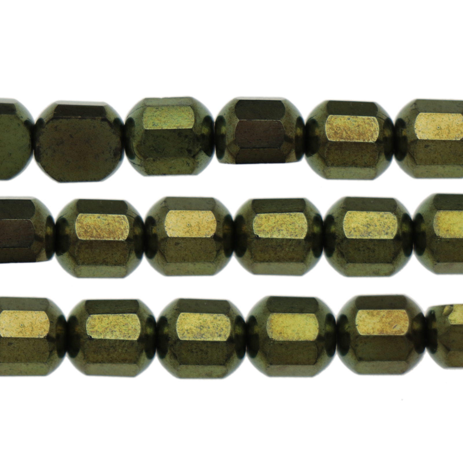 cathedral glasperlen dome luster metallic green 8mm | 10st