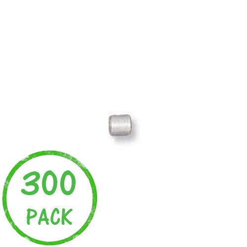 sterling silver crimp tubes 2x2mm (bulk pack) | 300pc