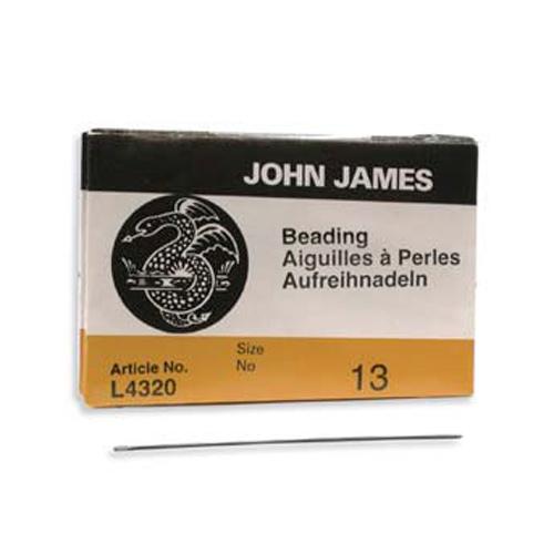 john james beading needles size 13 - 51mm | 25pc