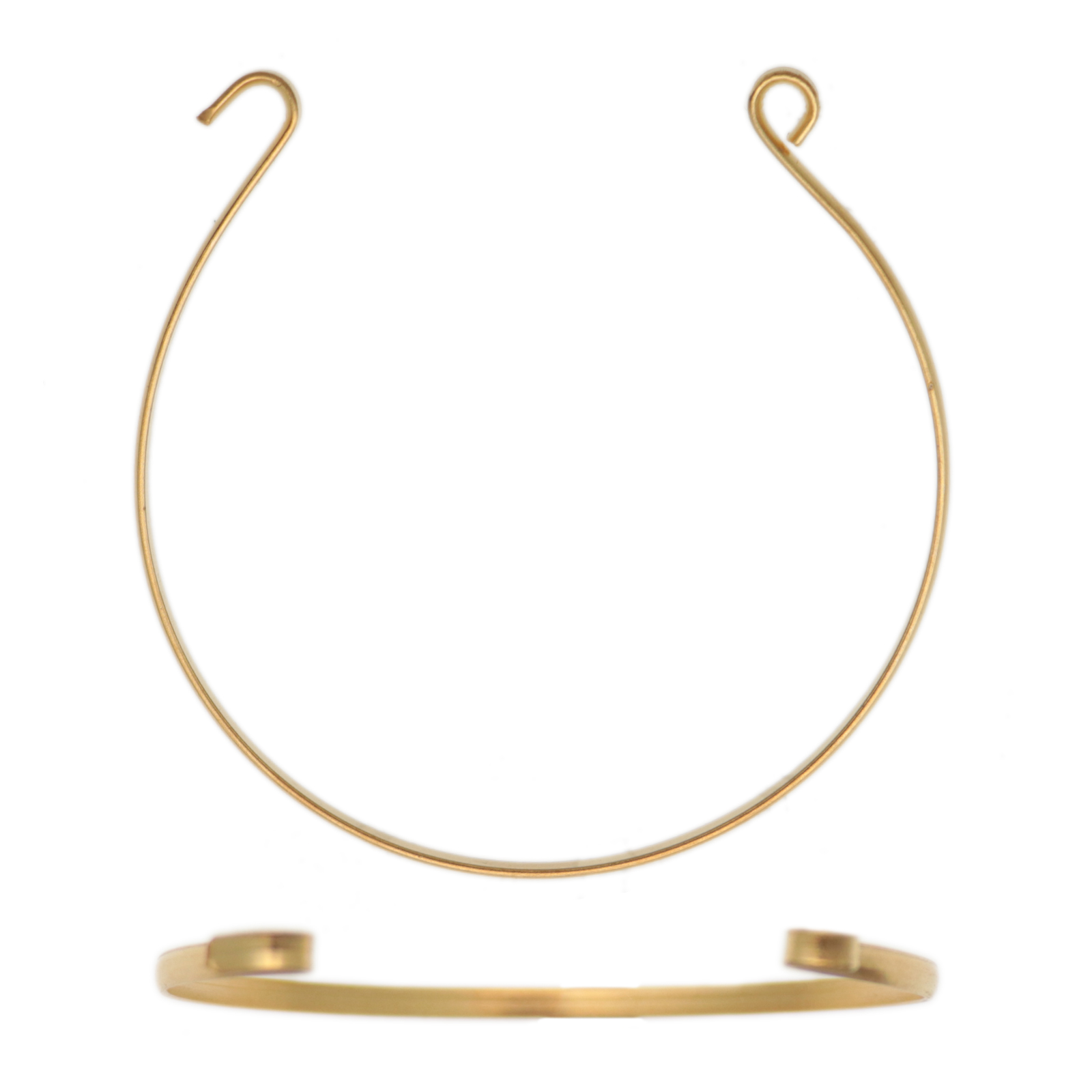 gold plated adjustable bracelet 57mm | 1pc